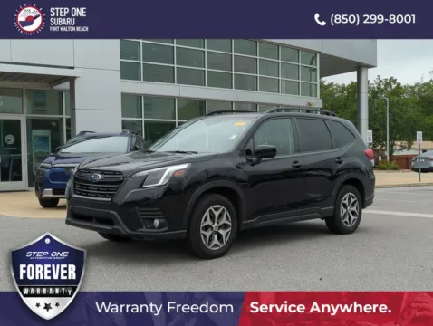 Black 2023 Subaru Forester Premium for sale in Fort Walton Beach, FL