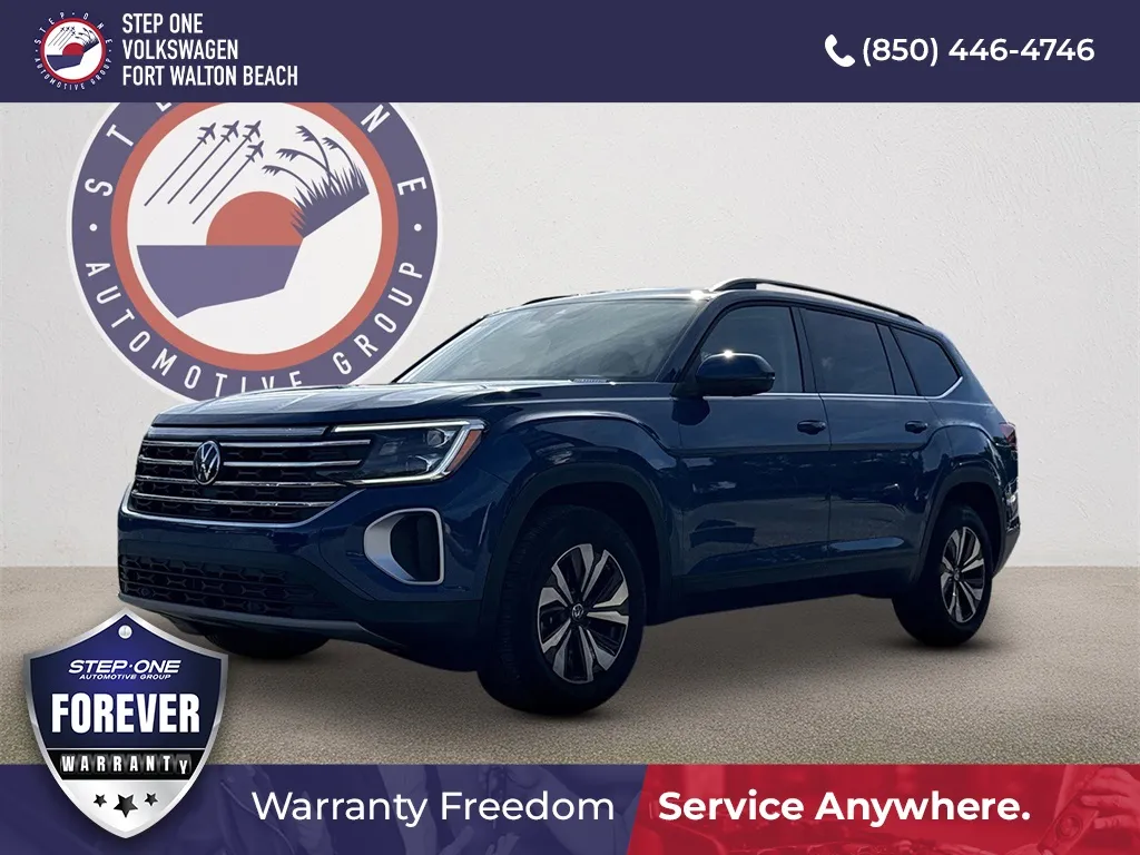 Blue 2025 Volkswagen Atlas 2.0T SE for sale in Fort Walton Beach, FL