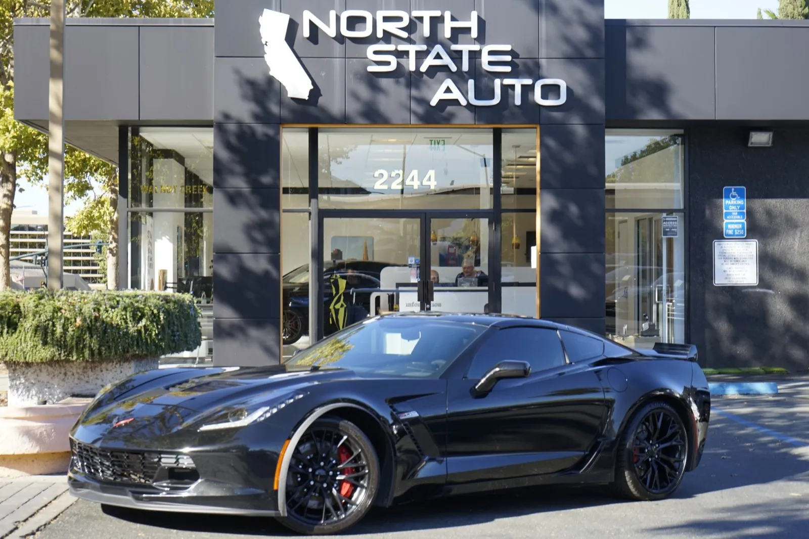 Black 2016 Chevrolet Corvette Z06 1LZ for sale in Walnut Creek, CA