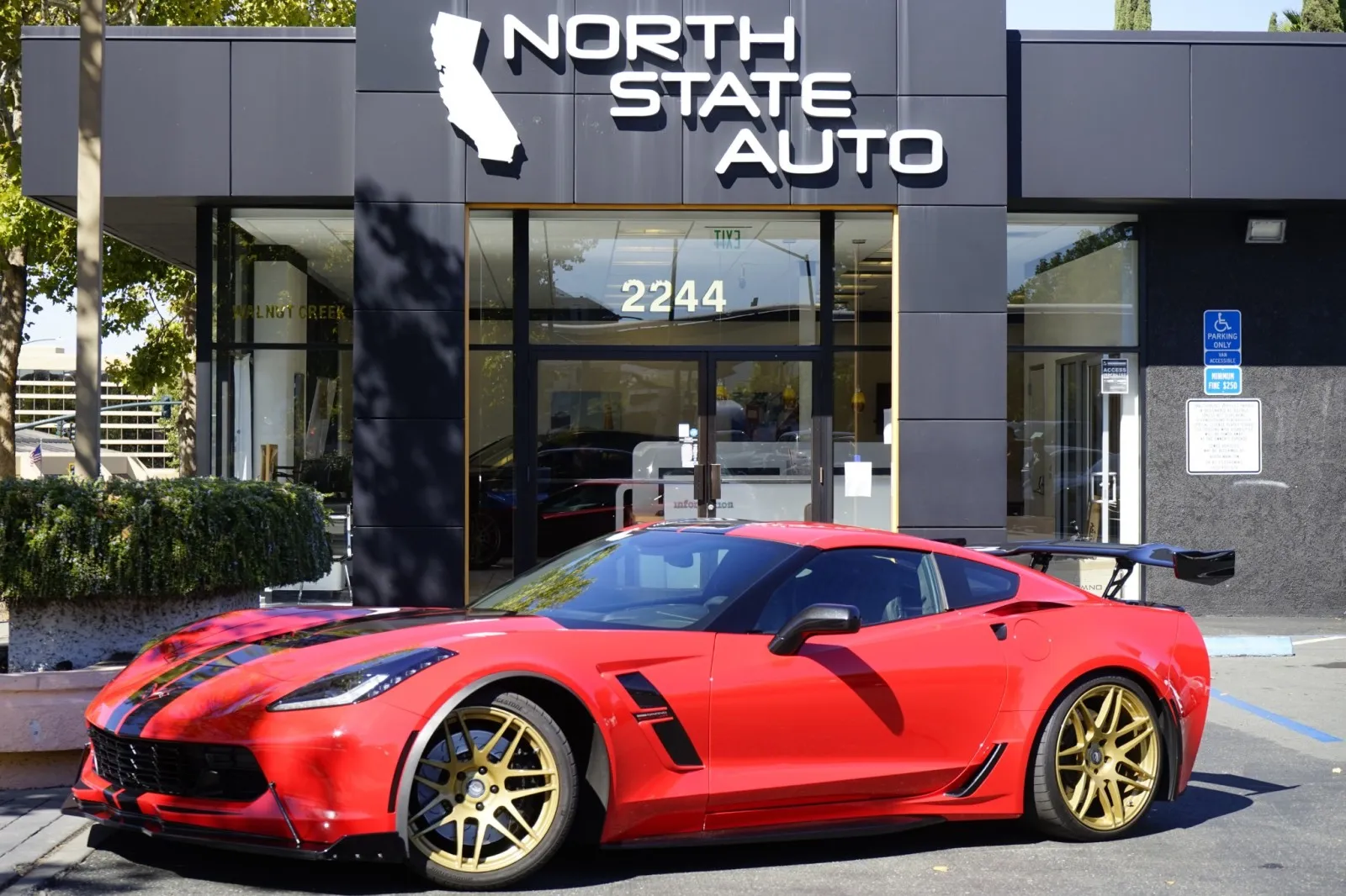 Red 2018 Chevrolet Corvette Grand Sport 2LT for sale in Walnut Creek, CA