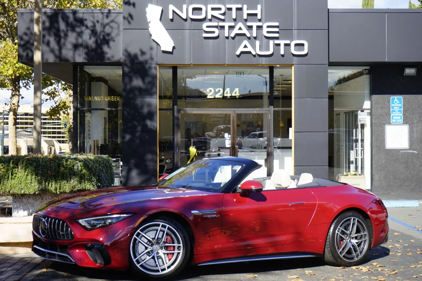 Red 2022 Mercedes-Benz SL AMG SL 55 for sale in Walnut Creek, CA