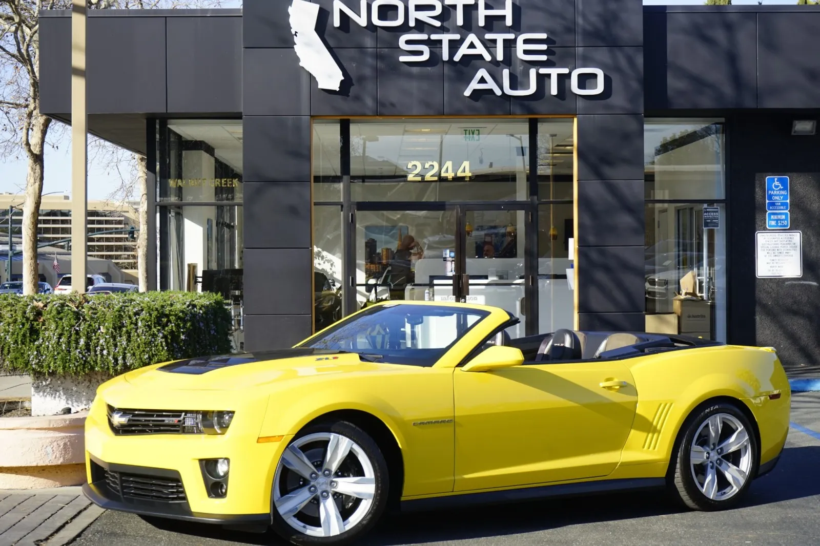 Yellow 2013 Chevrolet Camaro ZL1 for sale in Walnut Creek, CA