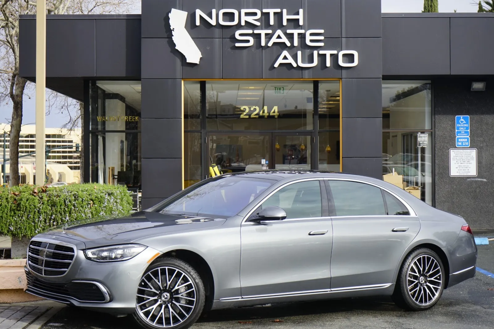 Gray 2021 Mercedes-Benz S-Class S 580 for sale in Walnut Creek, CA