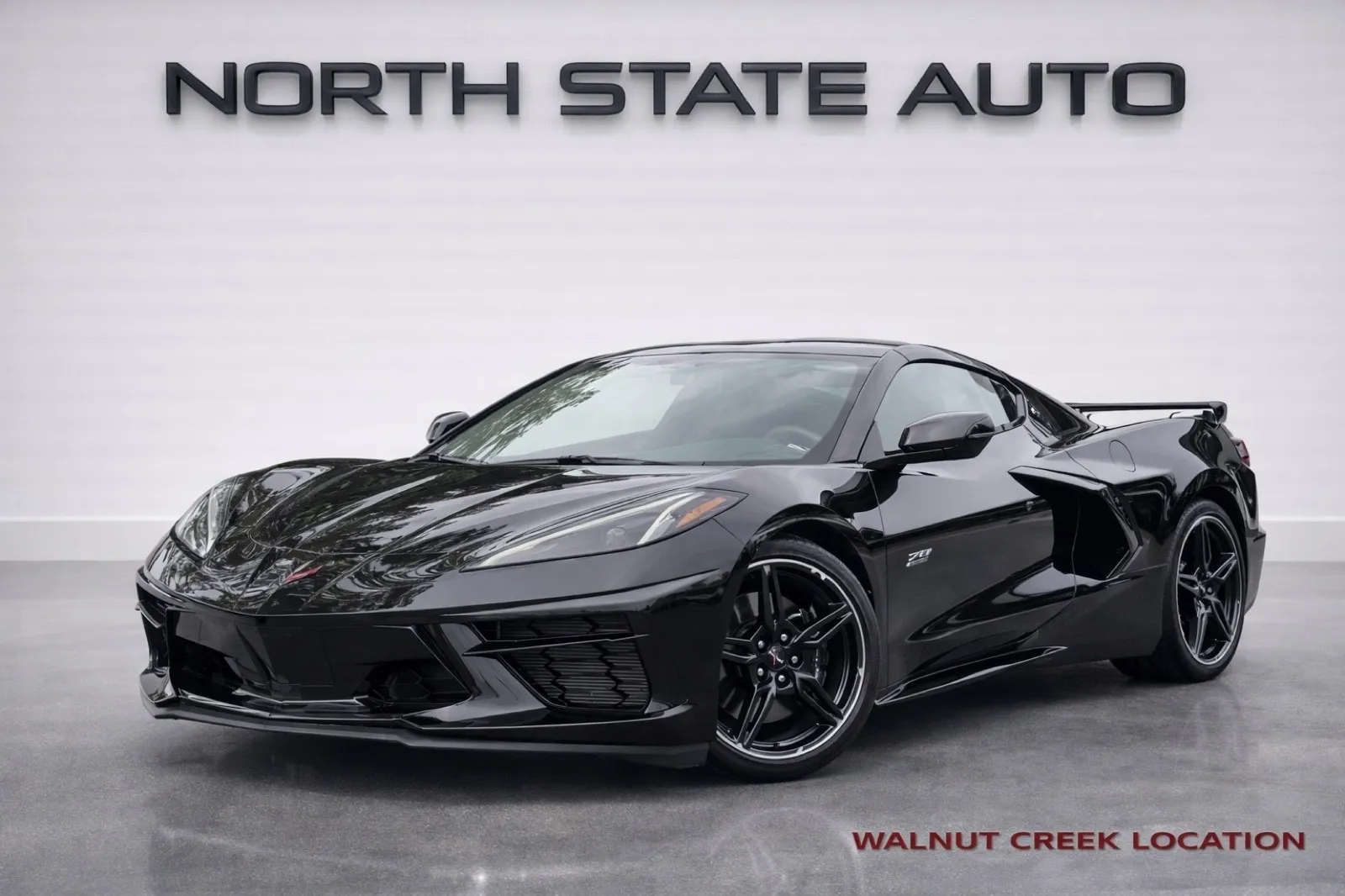 Black 2023 Chevrolet Corvette 1LT for sale in Walnut Creek, CA
