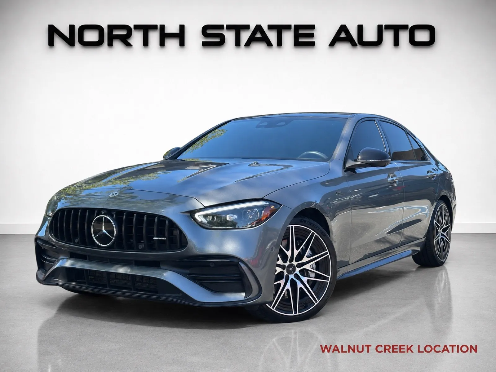 Gray 2023 Mercedes-Benz C-Class AMG C 43 for sale in Walnut Creek, CA