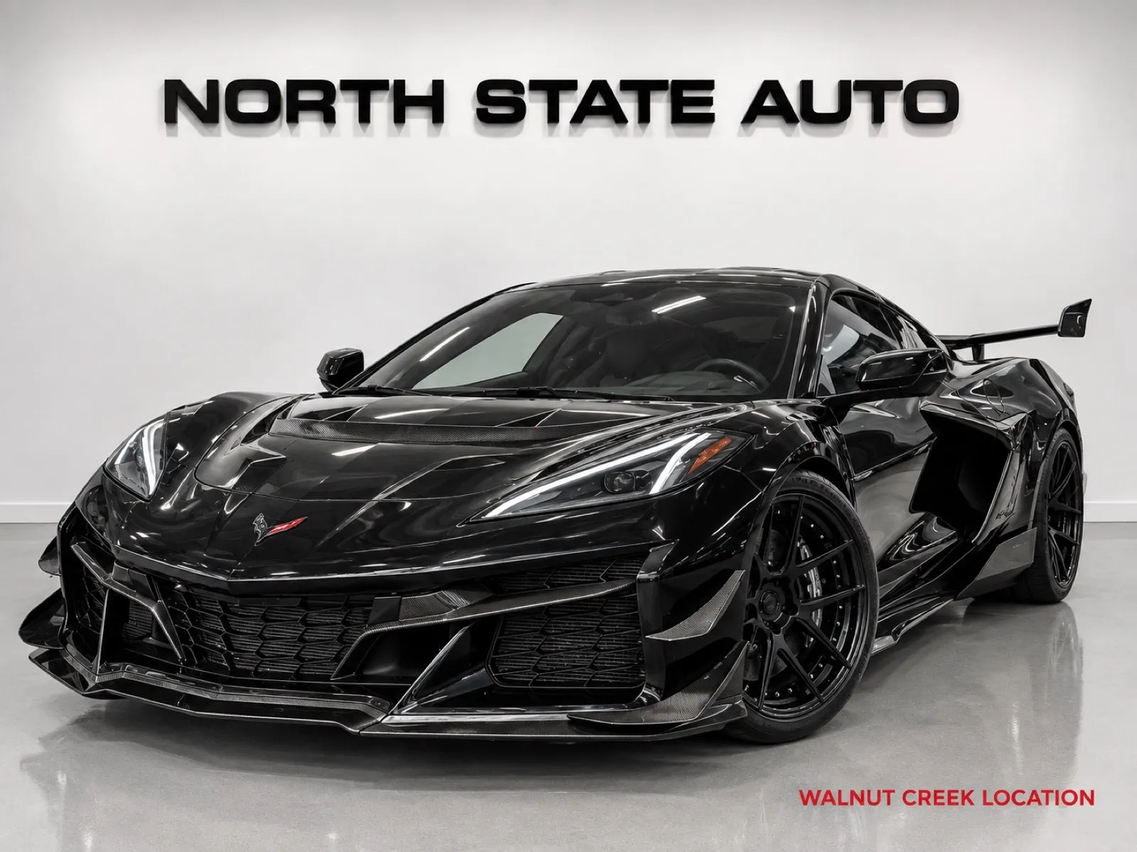 Black 2025 Chevrolet Corvette 1LZ for sale in Walnut Creek, CA