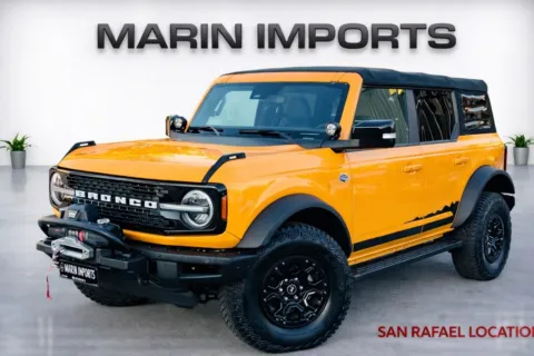 Orange 2021 Ford Bronco Wildtrak for sale in San Rafael, CA