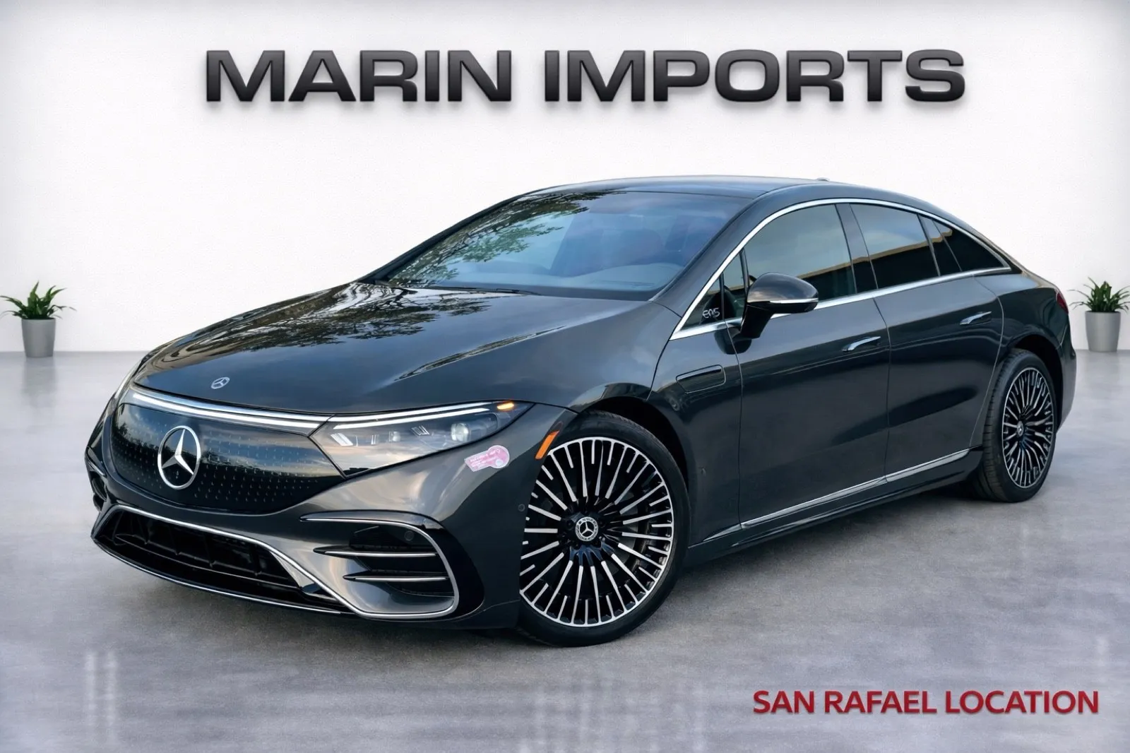 Black 2022 Mercedes-Benz EQS 580 for sale in San Rafael, CA