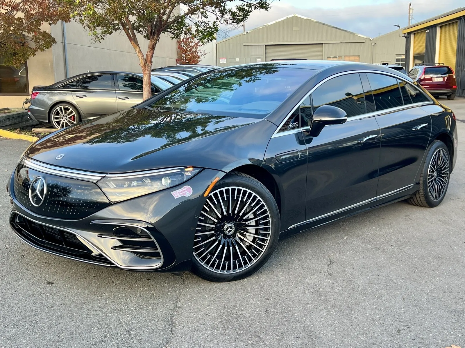 Black 2022 Mercedes-Benz EQS 580 for sale in San Rafael, CA