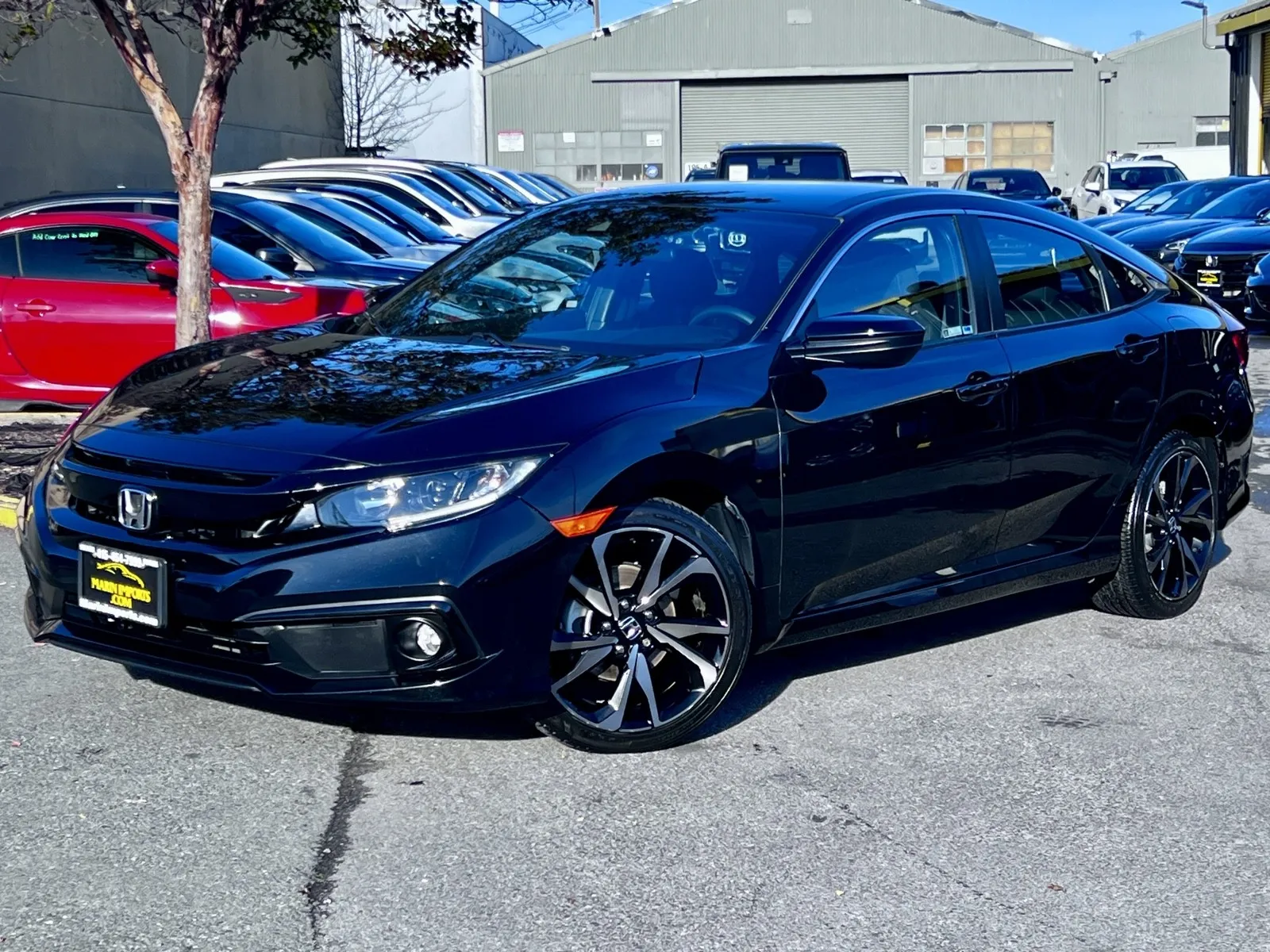 Black 2021 Honda Civic Sedan Sport for sale in San Rafael, CA