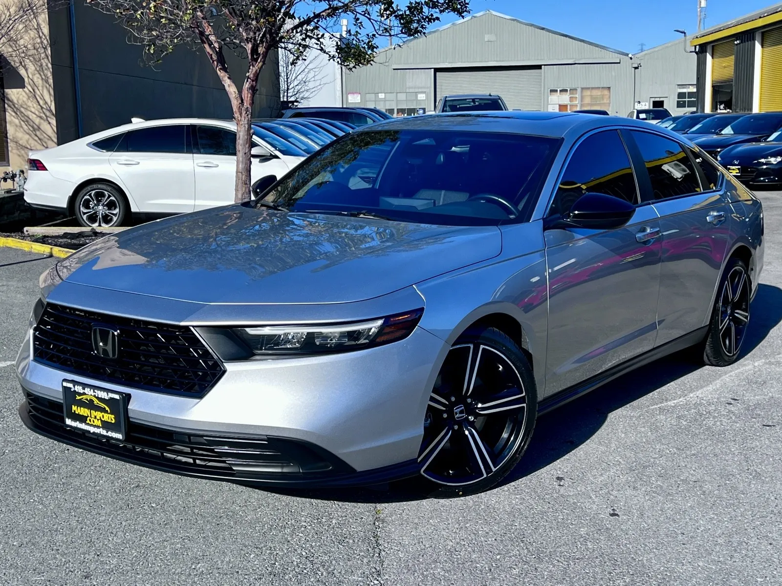 Silver 2024 Honda Accord Hybrid Sport for sale in San Rafael, CA