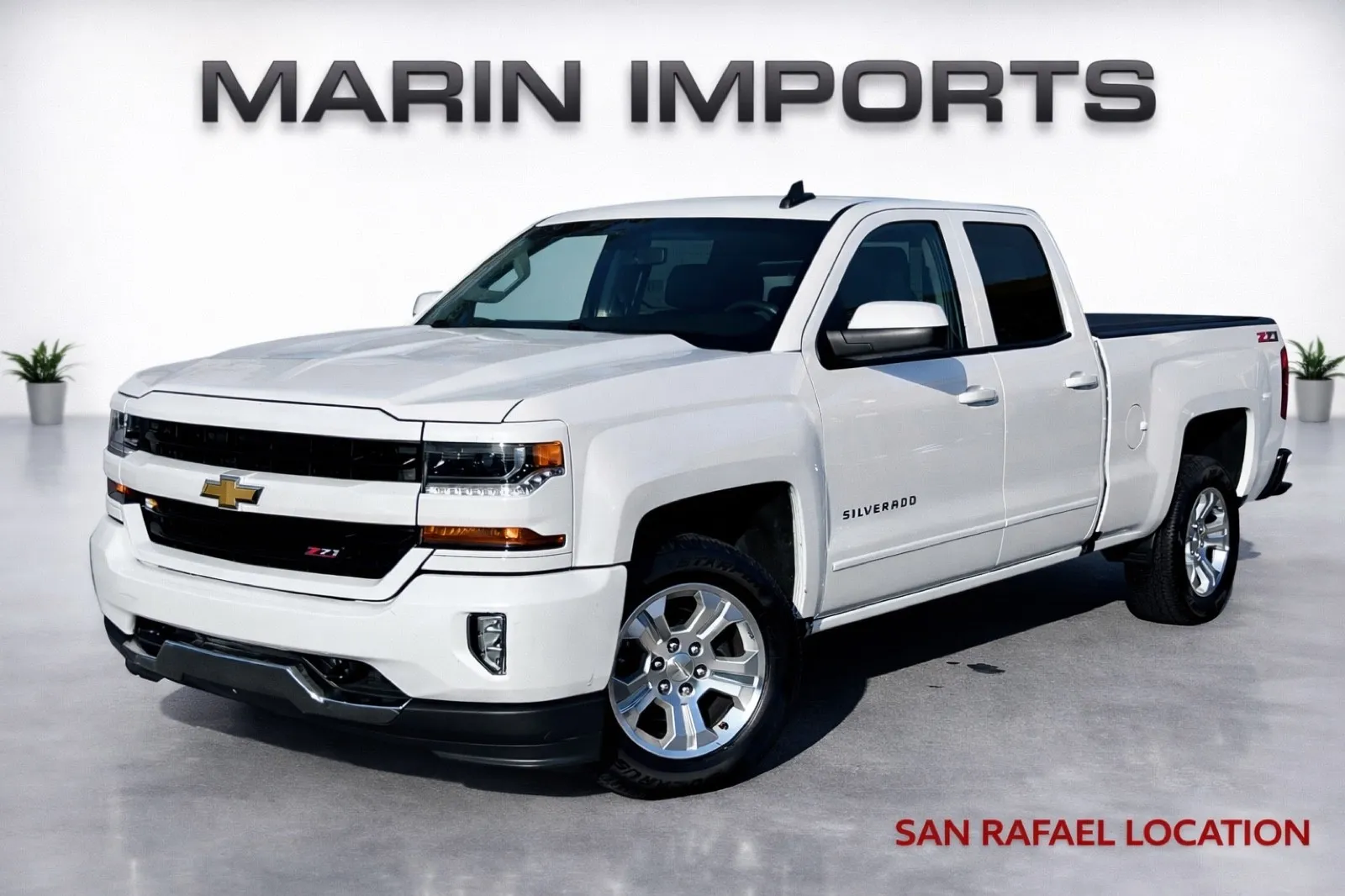 White 2017 Chevrolet Silverado 1500 LT for sale in San Rafael, CA