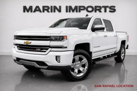 White 2017 Chevrolet Silverado 1500 LTZ for sale in San Rafael, CA