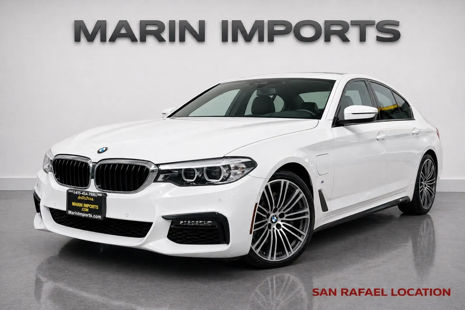 White 2020 BMW 5 Series 530e iPerformance for sale in San Rafael, CA