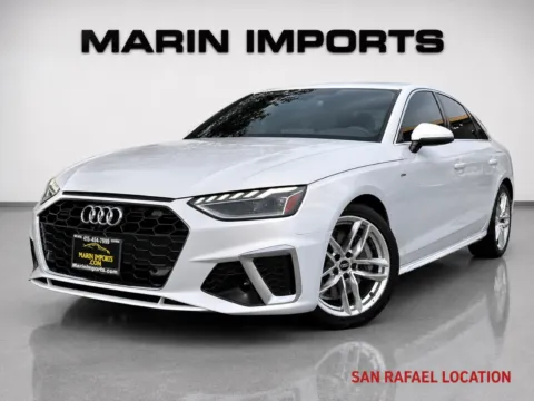 White 2023 Audi A4 Sedan S line Premium Plus for sale in San Rafael, CA