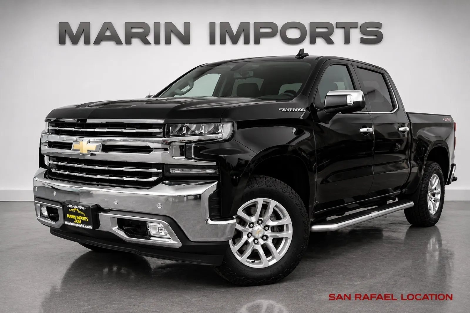 Black 2019 Chevrolet Silverado 1500 LTZ for sale in San Rafael, CA