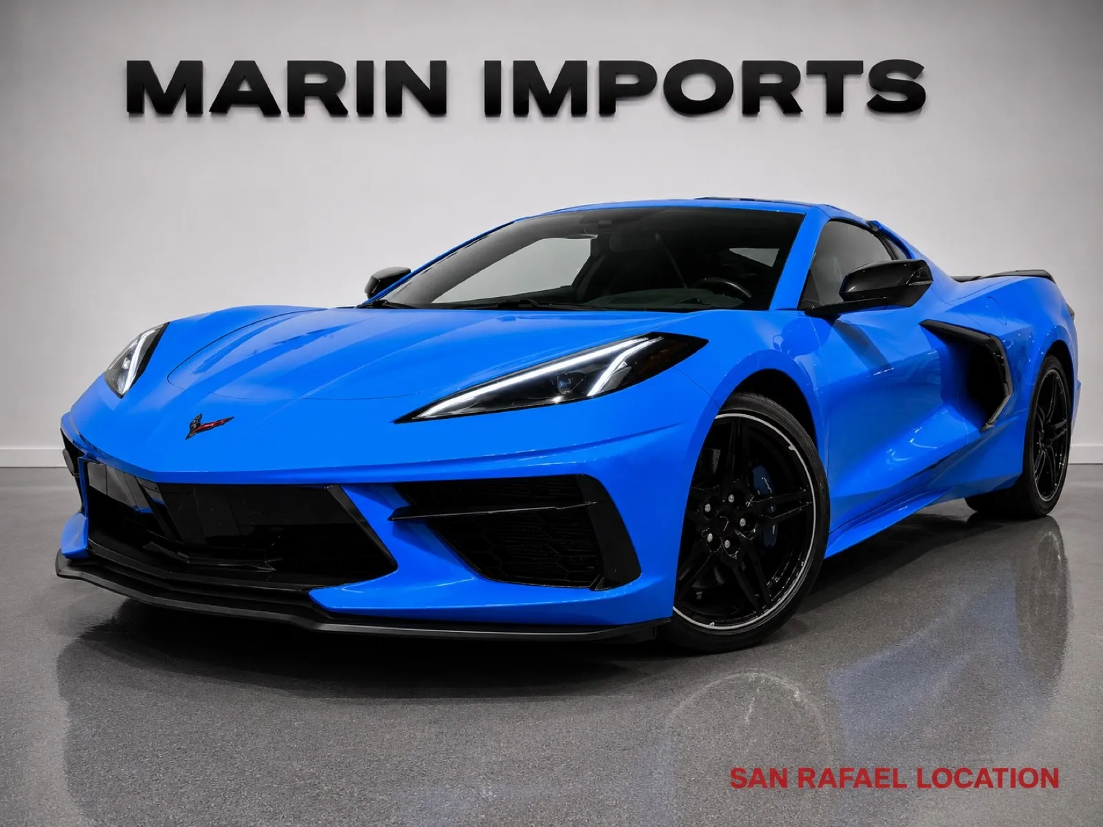 Blue 2021 Chevrolet Corvette 1LT for sale in San Rafael, CA