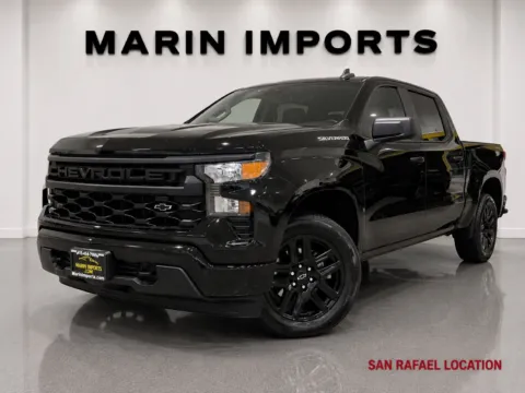 Black 2023 Chevrolet Silverado 1500 Custom for sale in San Rafael, CA
