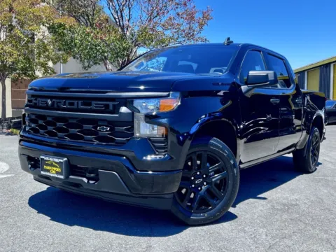 Black 2023 Chevrolet Silverado 1500 Custom for sale in San Rafael, CA