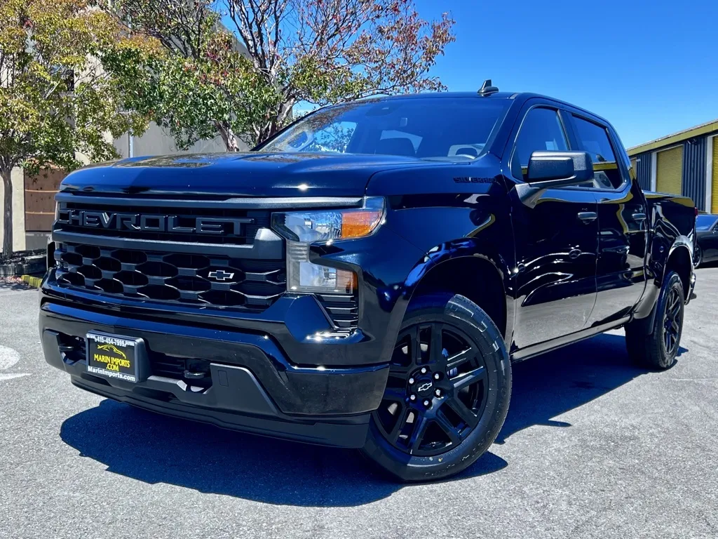 Black 2023 Chevrolet Silverado 1500 Custom for sale in San Rafael, CA