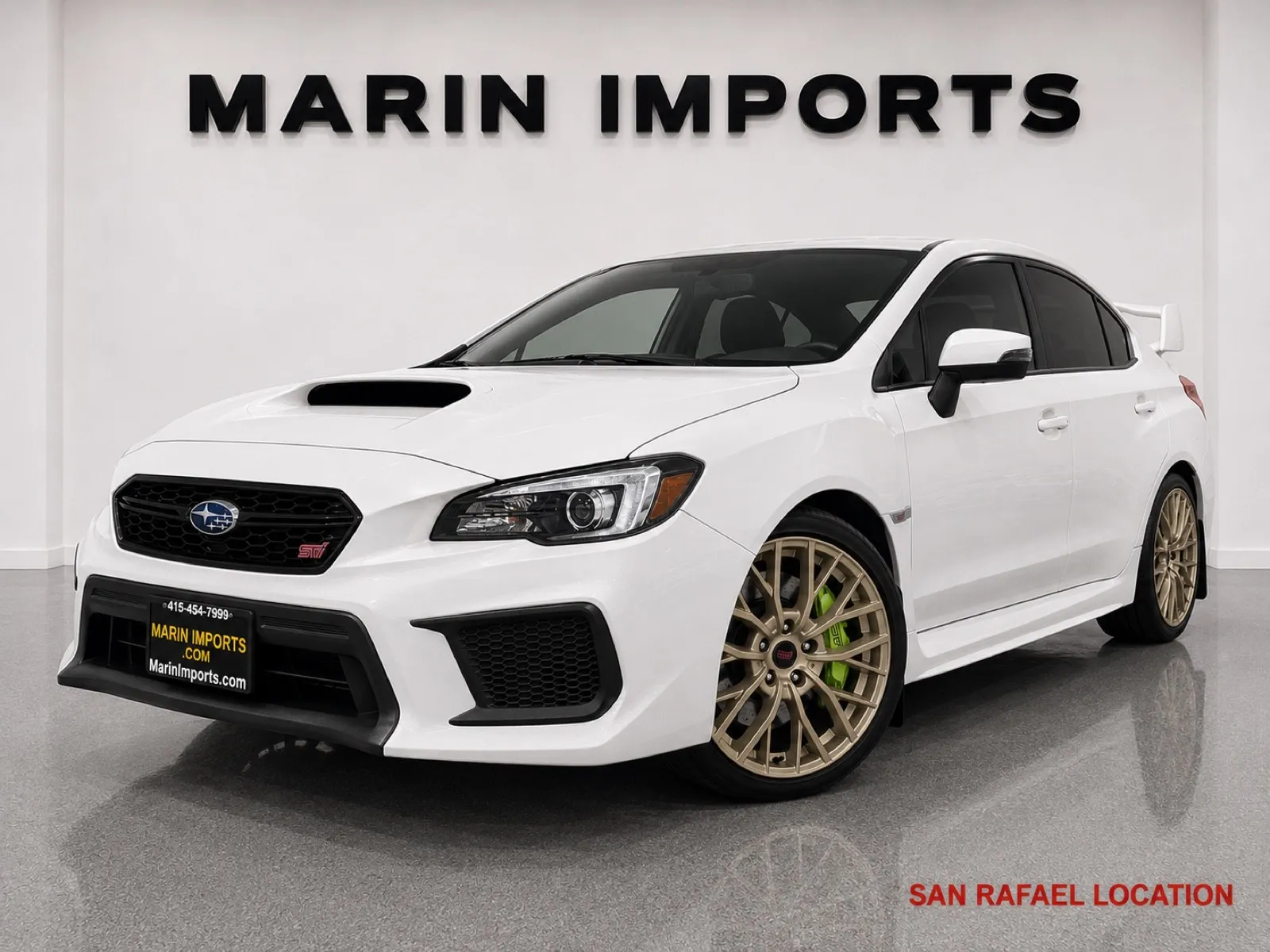 White 2019 Subaru WRX STI Limited for sale in San Rafael, CA