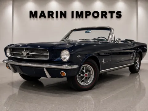 Blue 1965 Ford Mustang Convertible for sale in San Rafael, CA