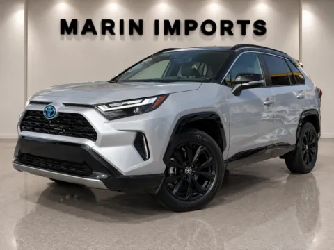 Silver 2022 Toyota RAV4 Hybrid XSE for sale in San Rafael, CA