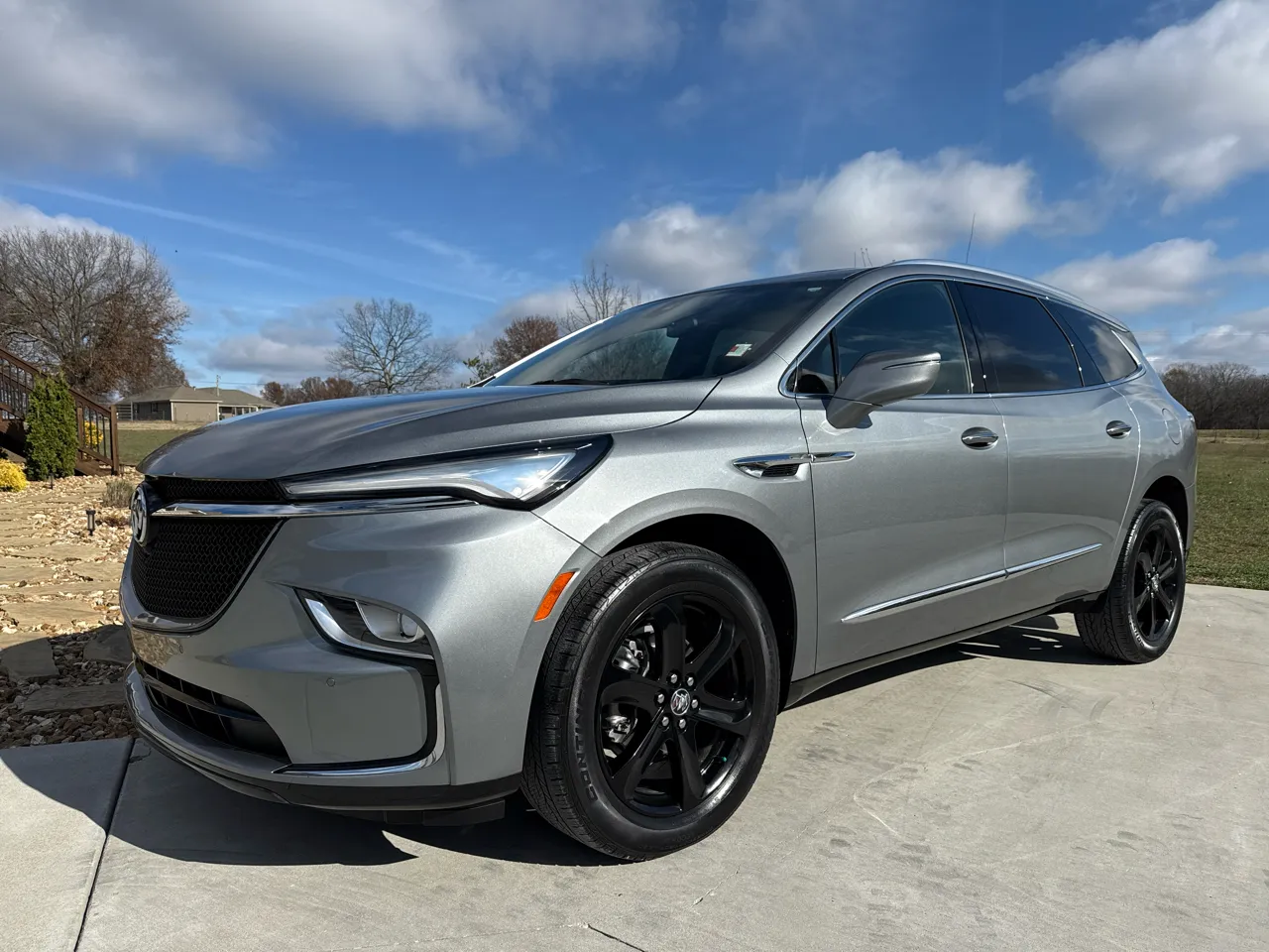 Gray 2023 BUICK ENCLAVE ESSENCE for sale in Clinton, MO