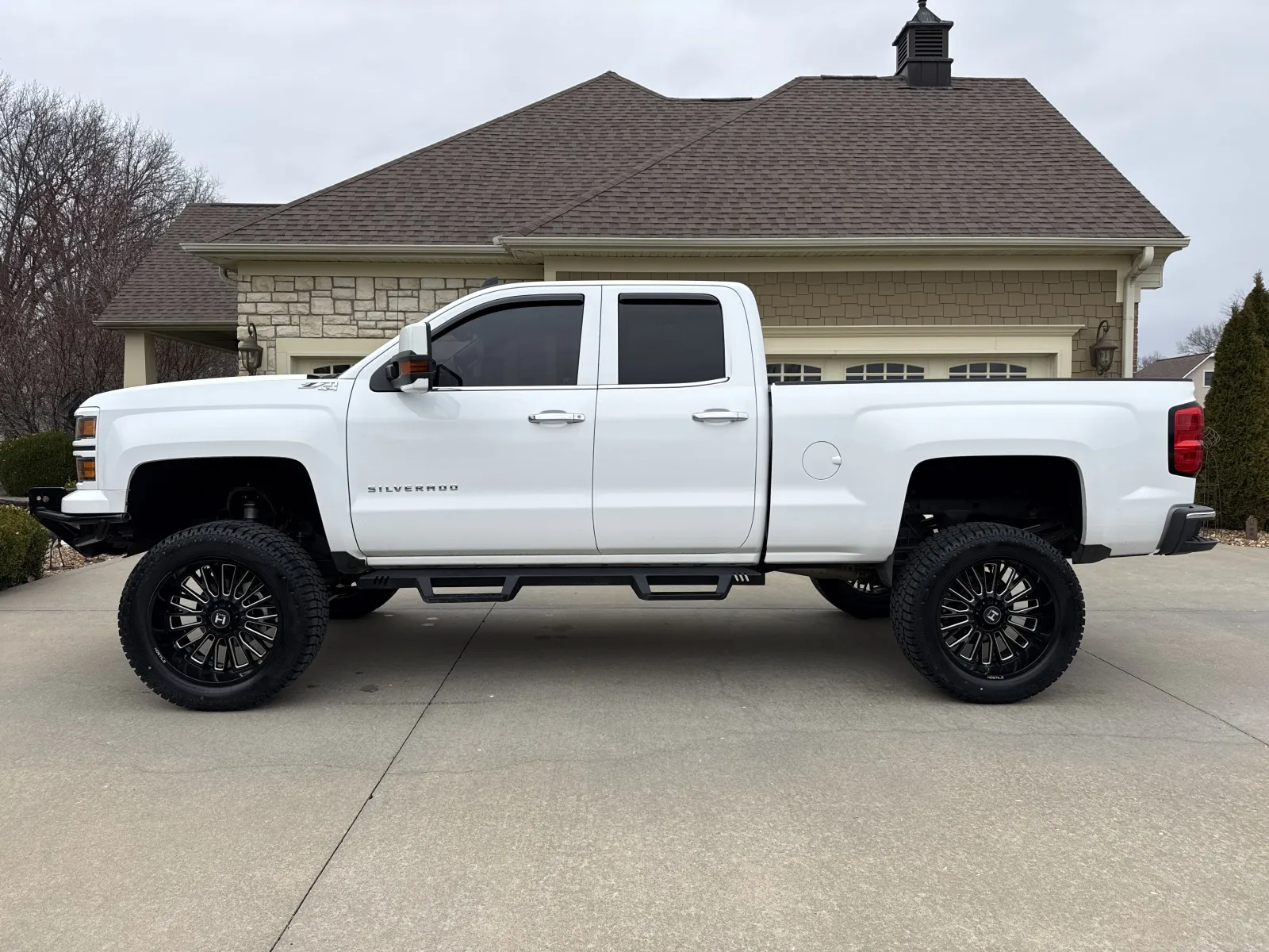 White 2015 CHEVROLET SILVERADO 1500 LTZ for sale in Clinton, MO