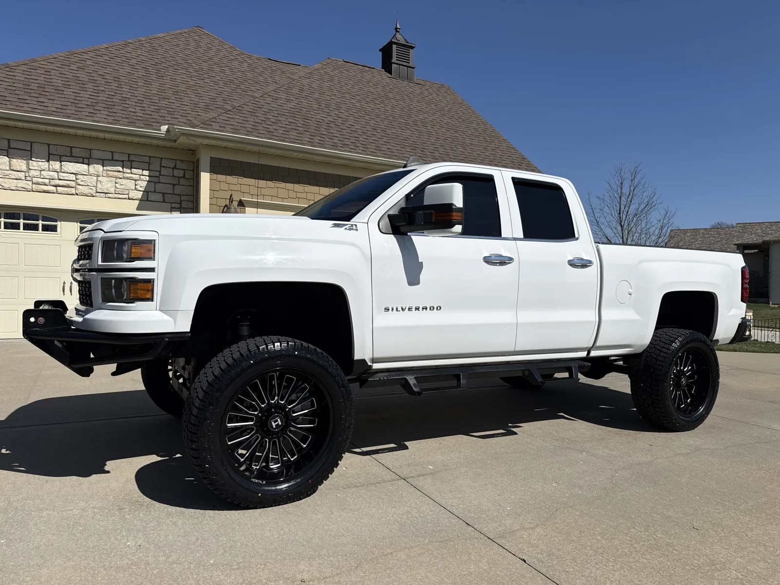 White 2015 CHEVROLET SILVERADO 1500 LTZ for sale in Clinton, MO