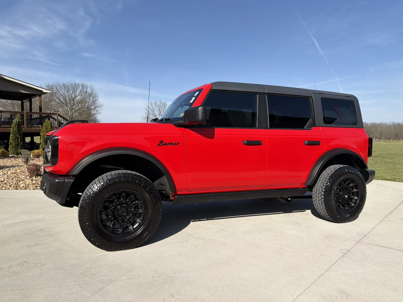 Red 2023 FORD BRONCO BASE for sale in Clinton, MO