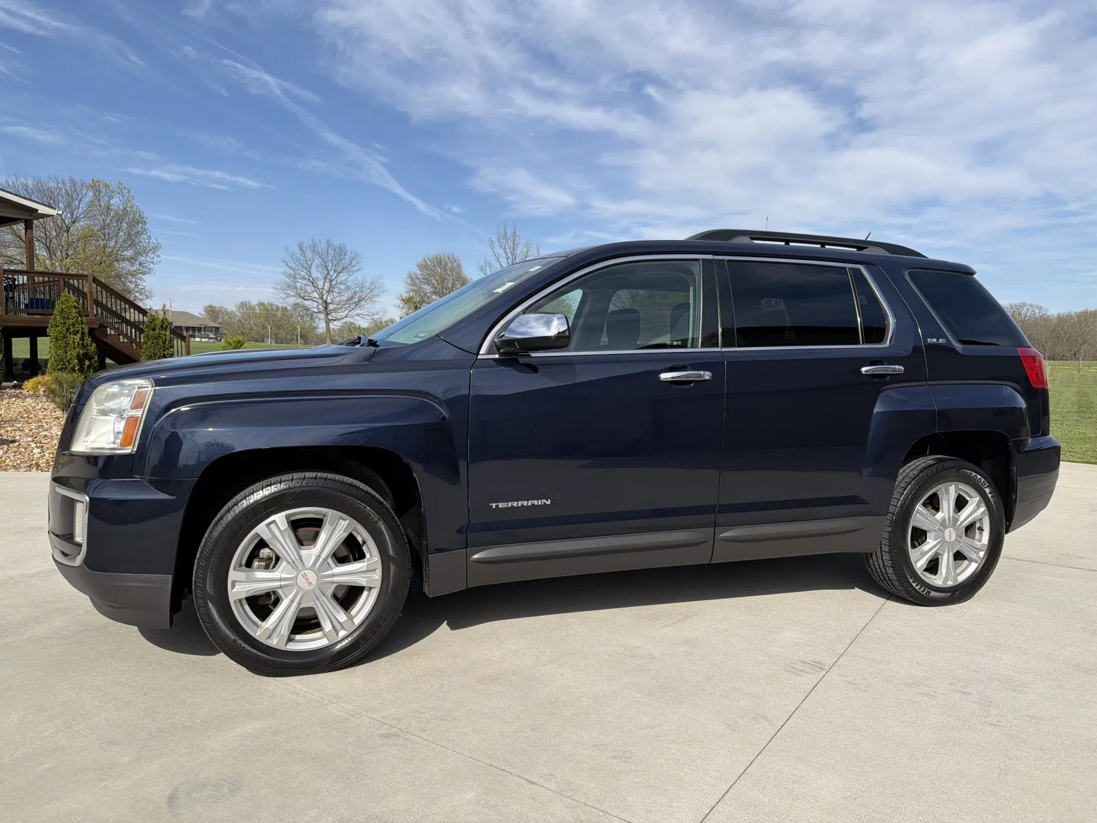 Blue 2017 GMC TERRAIN SLE for sale in Clinton, MO