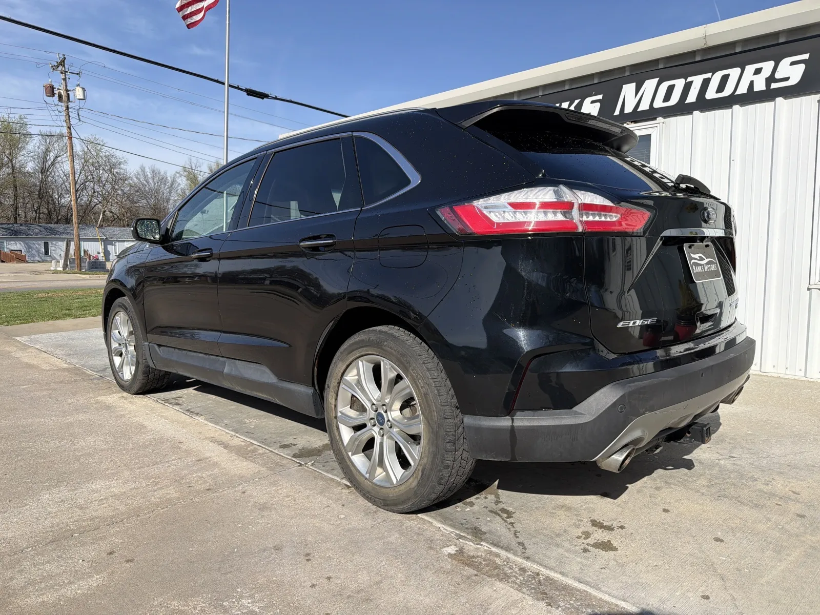 Another view of 2019 FORD EDGE TITANIUM for sale in Clinton, MO at Banks Motors LLC