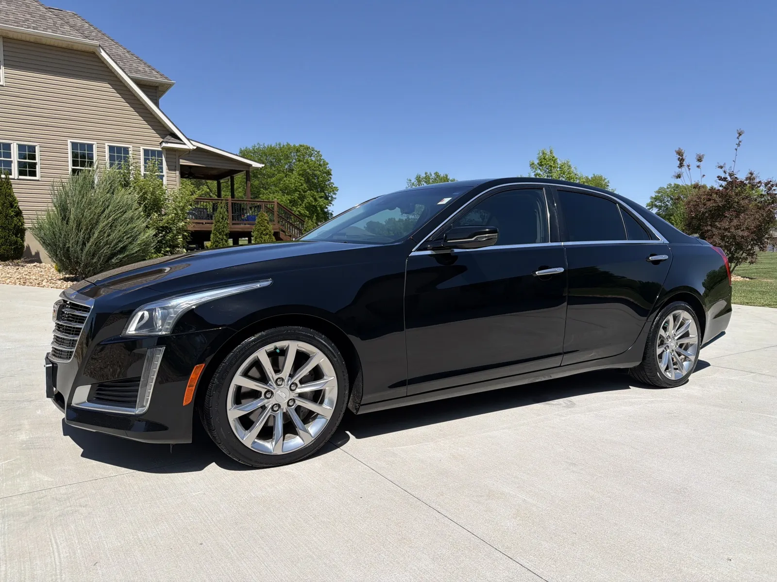 Black 2018 CADILLAC CTS LUXURY for sale in Clinton, MO