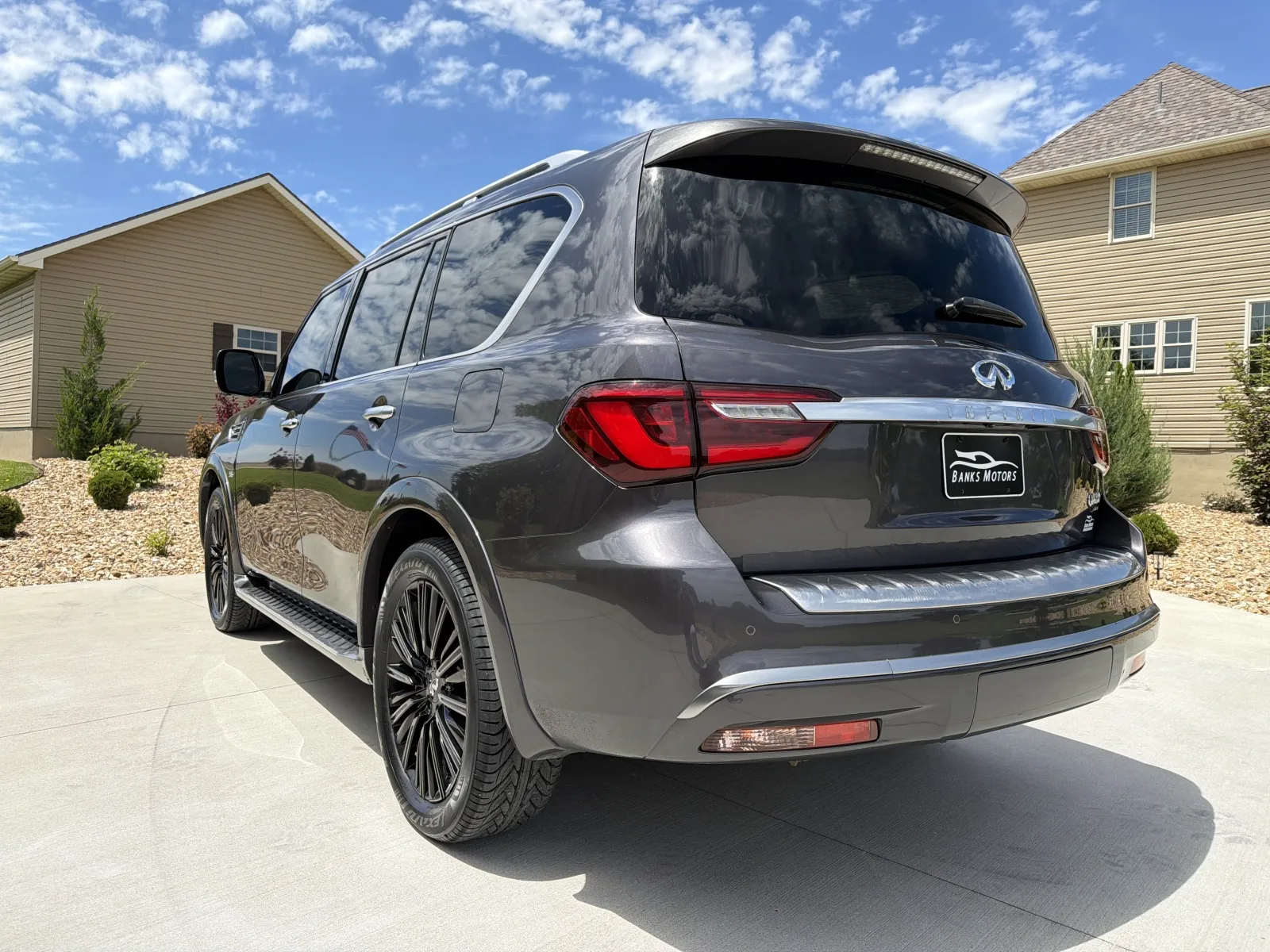 Another view of 2019 INFINITI QX80 LUXE for sale in Clinton, MO at Banks Motors LLC