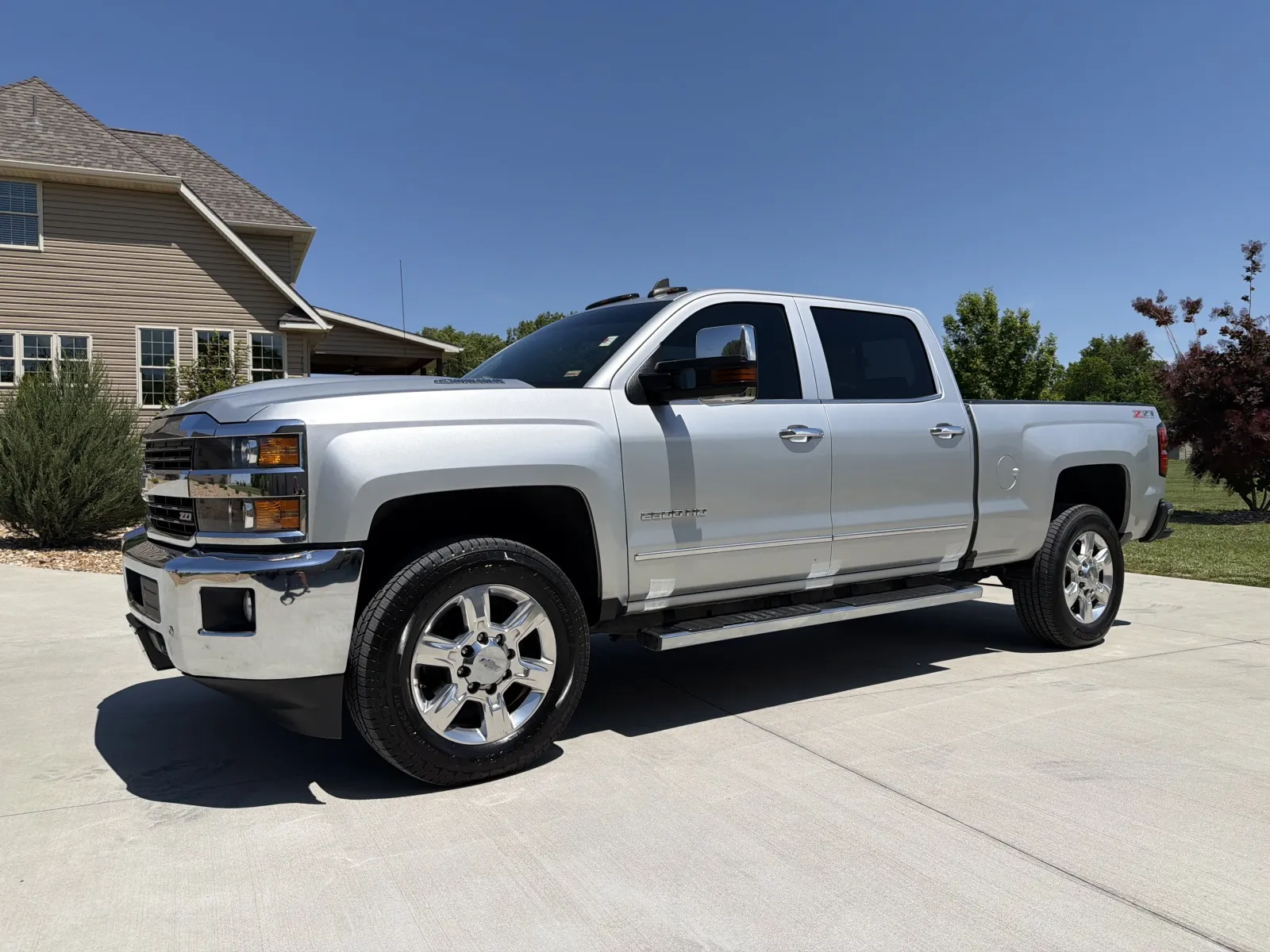 Silver 2017 CHEVROLET SILVERADO 2500 HEAVY DUTY LTZ for sale in Clinton, MO