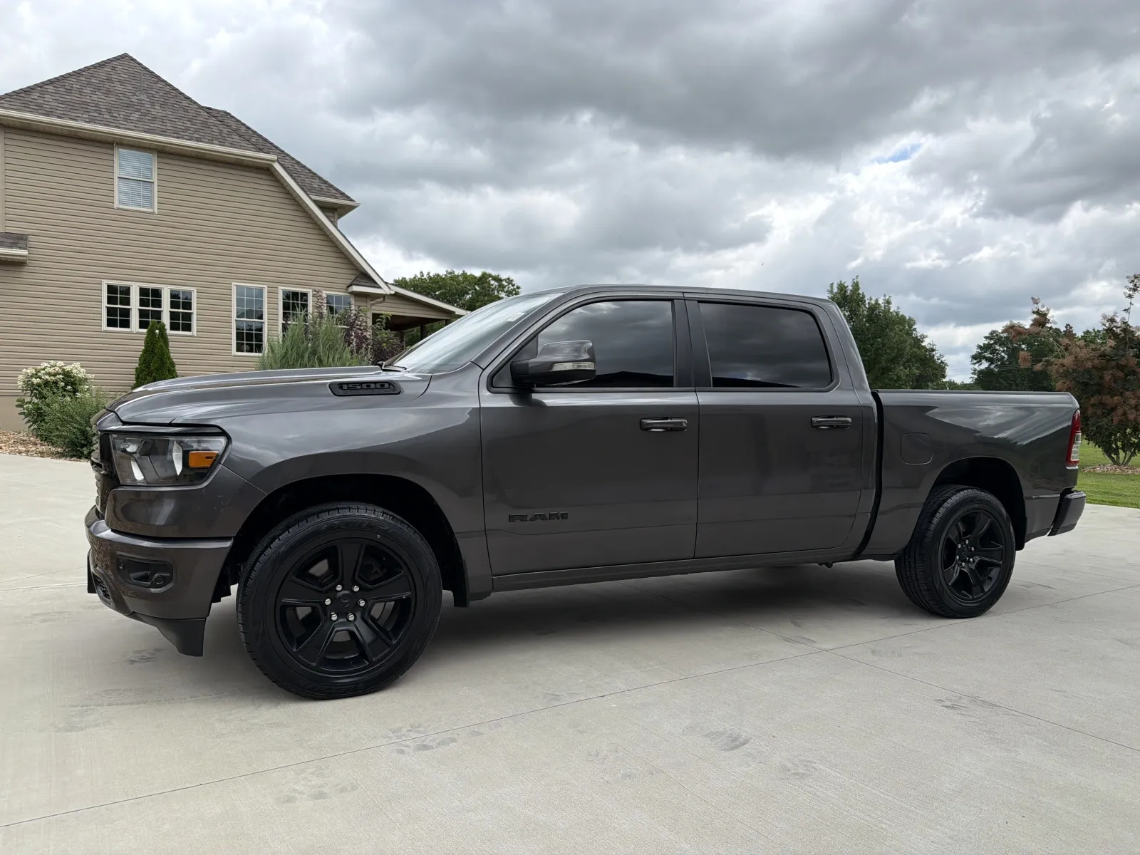 Gray 2020 Ram 1500 Crew Cab Big Horn Pickup 4D 5 1/2 ft for sale in Clinton, MO