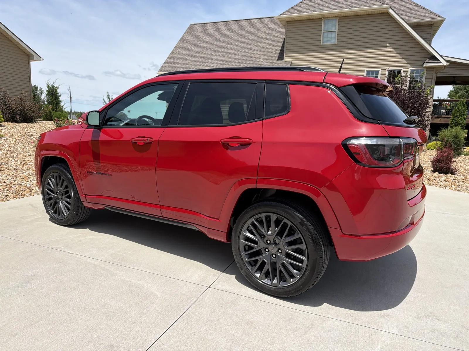 Another view of 2022 Jeep Compass Red Edition Sport Utility 4D for sale in Clinton, MO at Banks Motors LLC