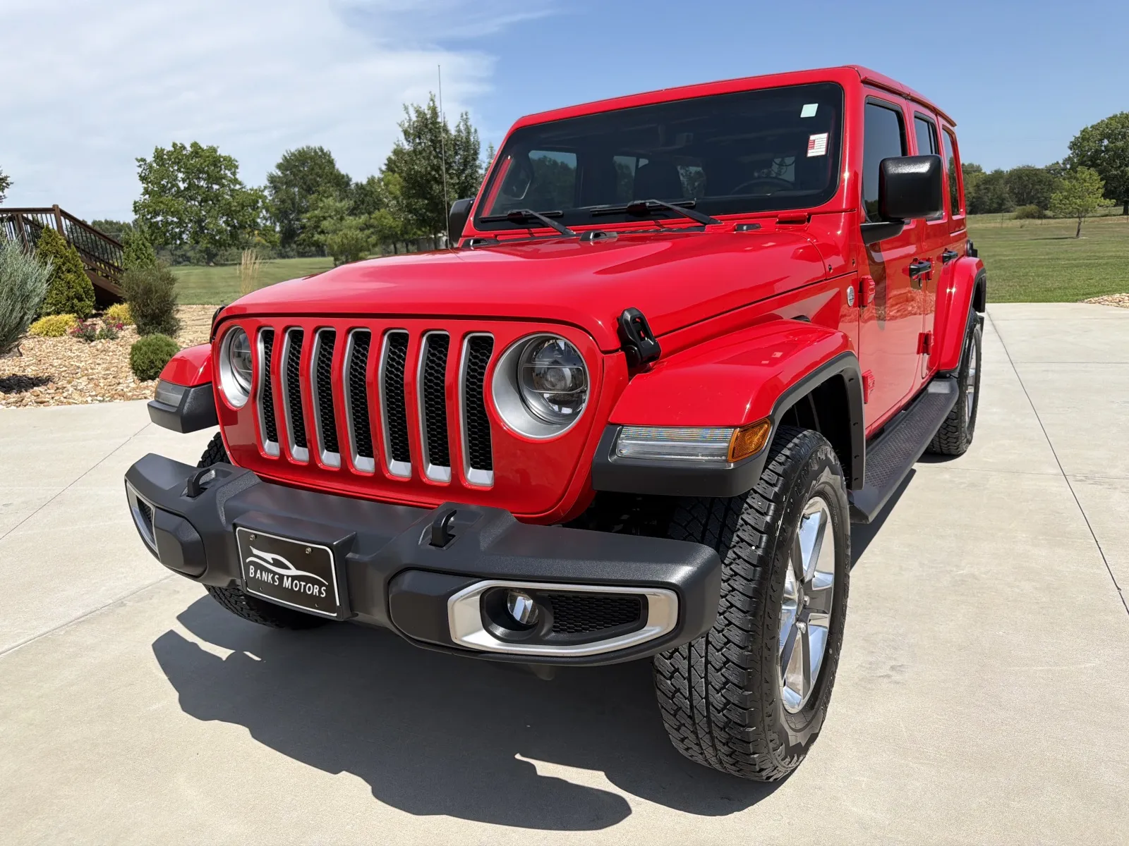 Another view of 2018 Jeep Wrangler Unlimited All New Sahara Sport Utility 4D for sale in Clinton, MO at Banks Motors LLC