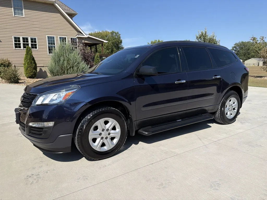 Blue 2017 Chevrolet Traverse LS Sport Utility 4D for sale in Clinton, MO