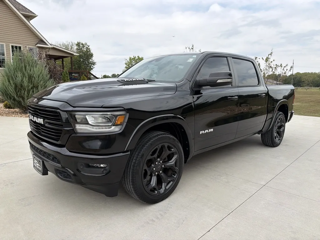 Black 2021 Ram 1500 Crew Cab Laramie Pickup 4D 5 1/2 ft for sale in Clinton, MO