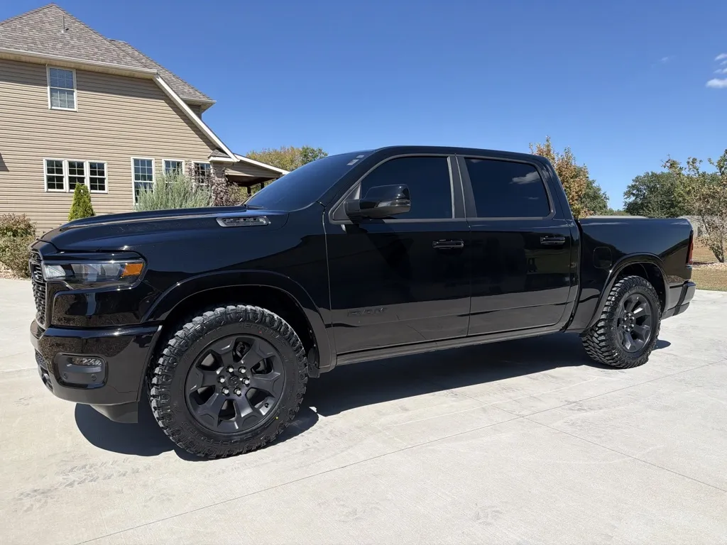 Black 2025 Ram 1500 Crew Cab Big Horn Pickup 4D 5 1/2 ft for sale in Clinton, MO