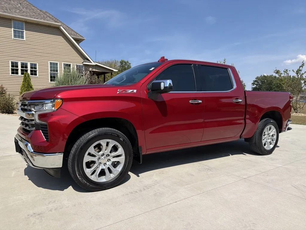 Red 2023 Chevrolet Silverado 1500 Crew Cab LTZ Pickup 4D 5 3/4 ft for sale in Clinton, MO