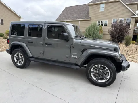 Another view of 2019 Jeep Wrangler Unlimited Sahara Sport Utility 4D for sale in Clinton, MO at Banks Motors LLC