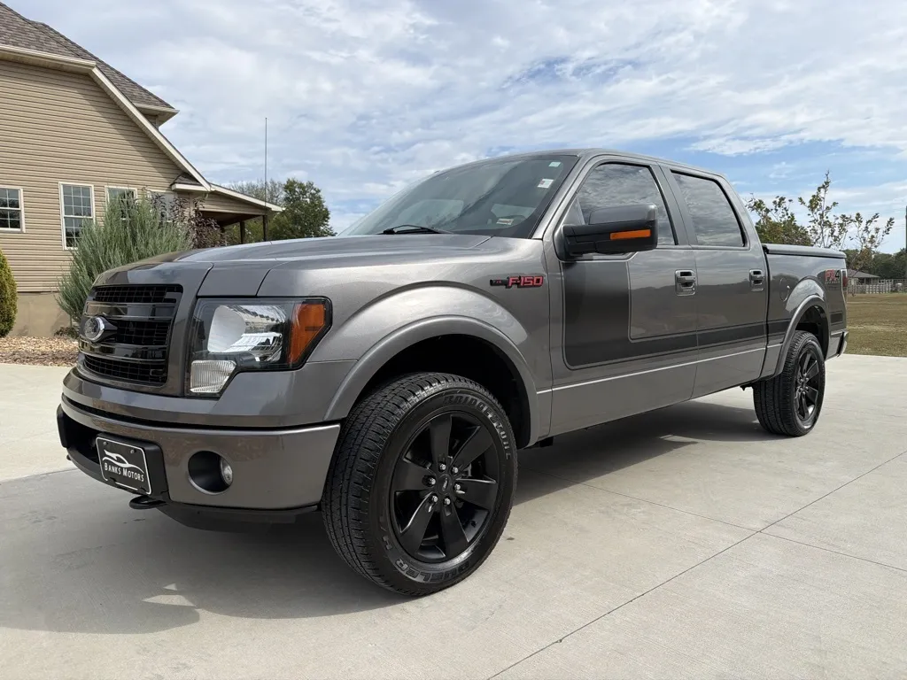 Gray 2013 Ford F-150 SuperCrew Cab FX4 Pickup 4D 5 1/2 ft for sale in Clinton, MO