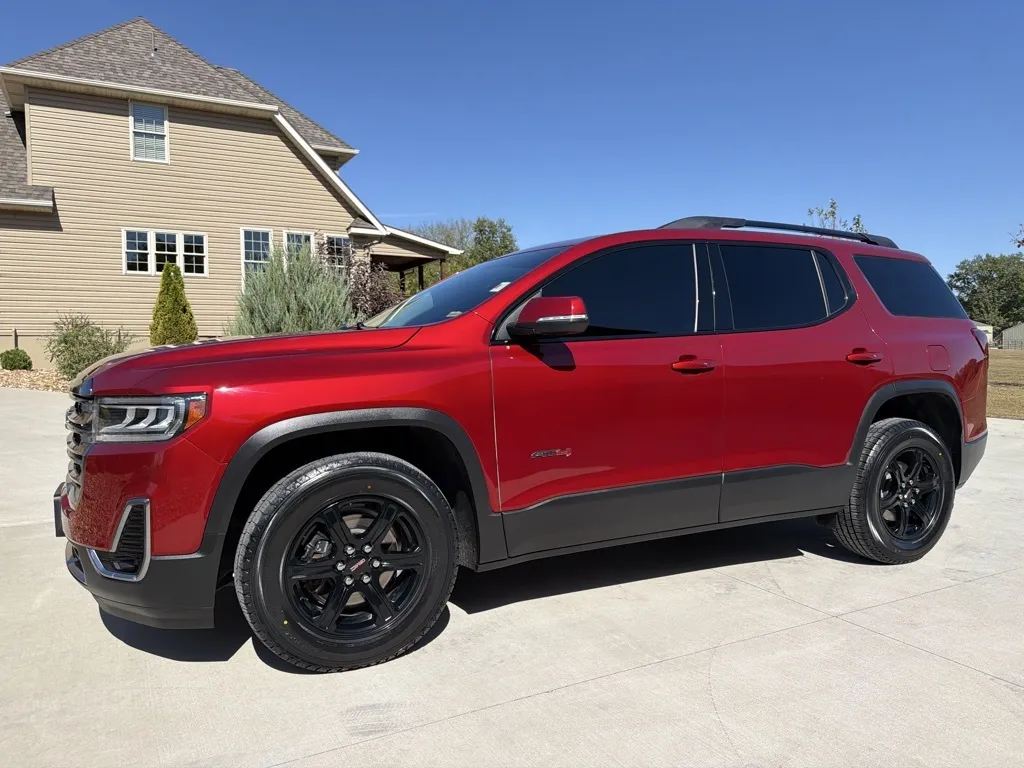 Red 2021 GMC Acadia AT4 Sport Utility 4D for sale in Clinton, MO