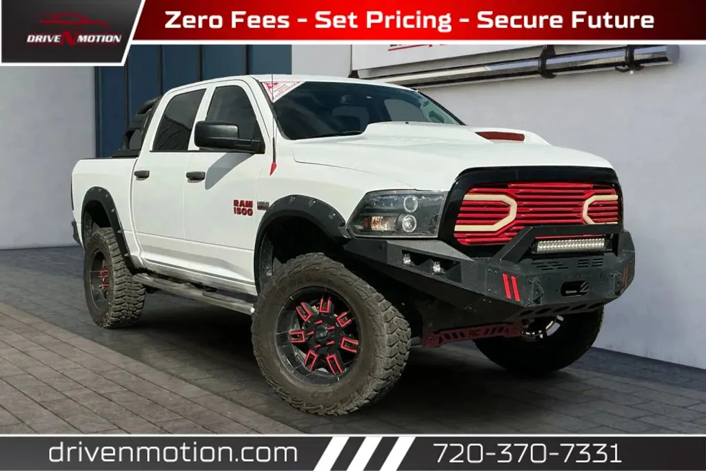 White 2017 Ram 1500 Crew Cab Tradesman Pickup 4D 5 1/2 ft for sale in Thornton, CO