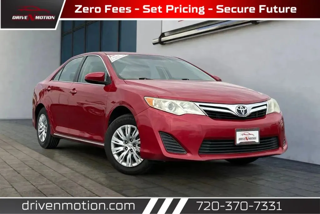 Red 2014 Toyota Camry LE Sedan 4D for sale in Thornton, CO
