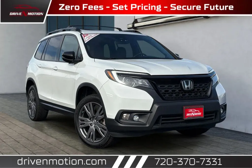 White 2021 Honda Passport EX-L Sport Utility 4D for sale in Thornton, CO