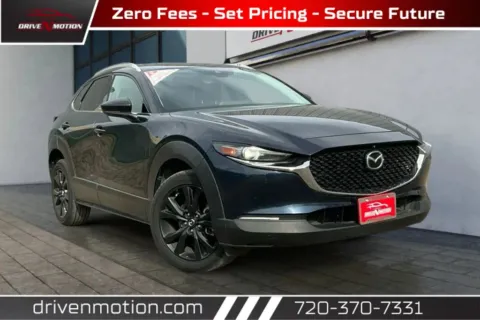 Blue 2021 MAZDA CX-30 Turbo Premium Plus Sport Utility 4D for sale in Thornton, CO